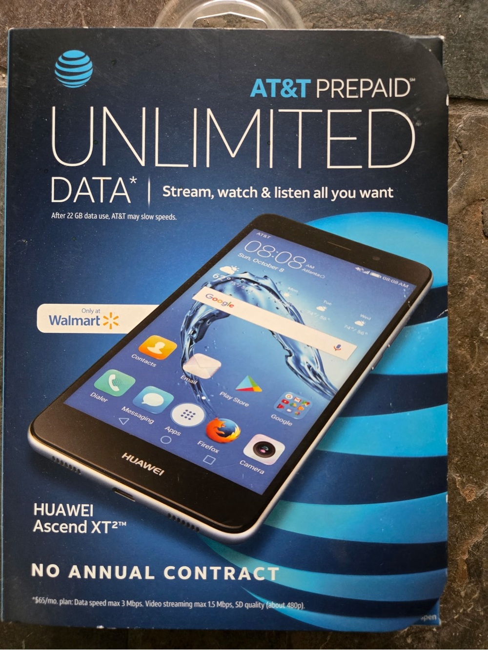 AT&T Prepaid Unlimited Data Huawei Ascend XT2 Smartphone